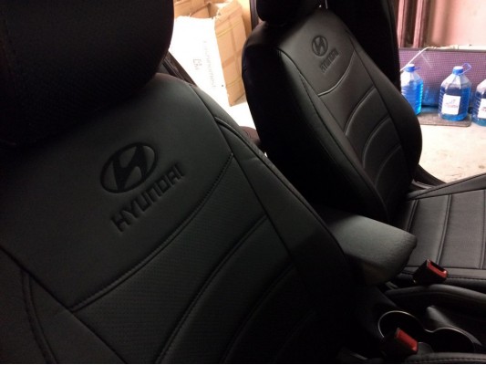 Авточехлы на Hyundai Solaris 2