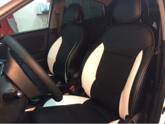 Каркасные авточехлы на Hyundai Solaris