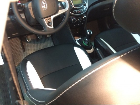 Каркасные авточехлы на Hyundai Solaris