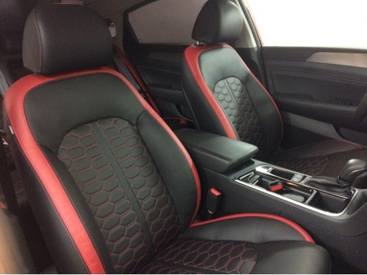 Каркасные авточехлы на Hyundai Sonata 7