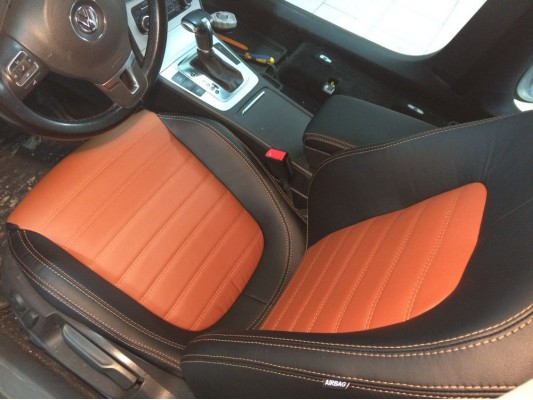 Каркасные авточехлы на Volkswagen Passat CC Каркасные авточехлы на Volkswagen Passat CC